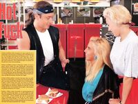 Timea Margot and Michelle Feke get fucked in a bar  36