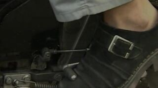 Slim blonde Alina gets dp